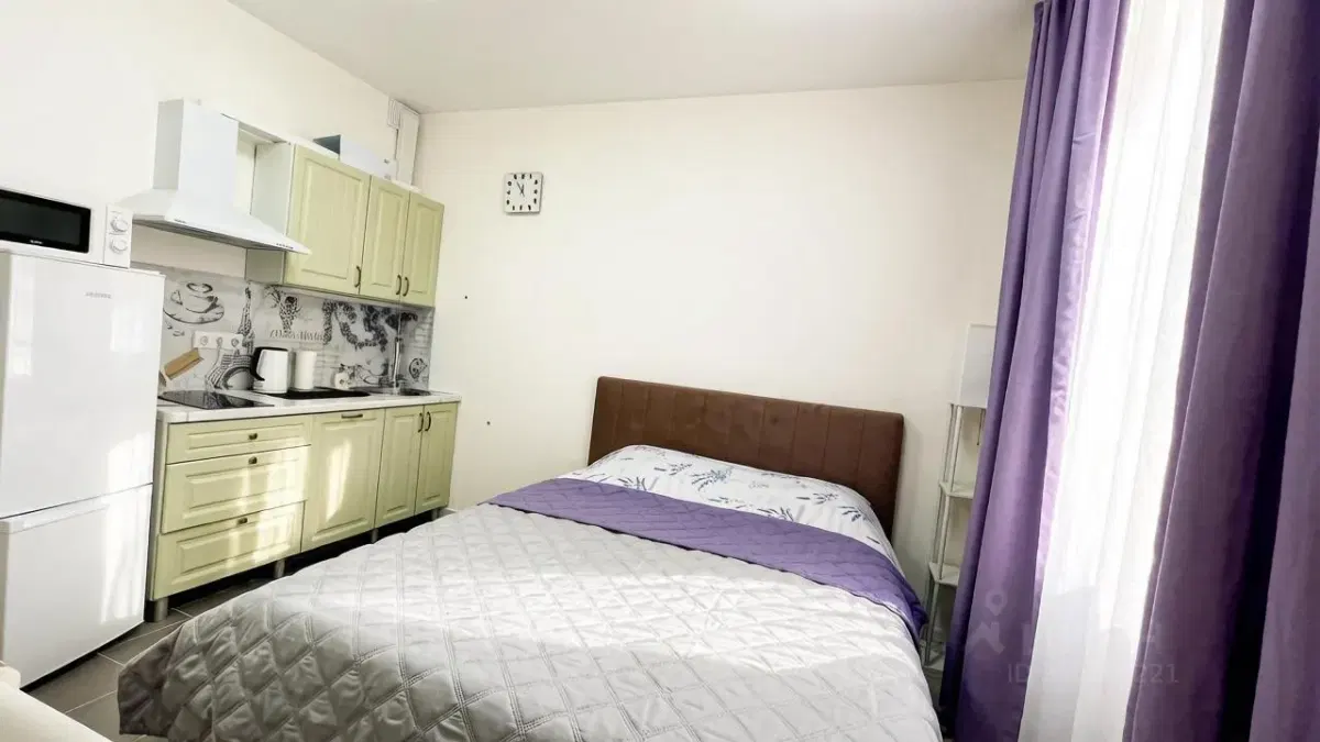 Фото квартиры Сдается студия, 35 м² в ЖК «Бу…