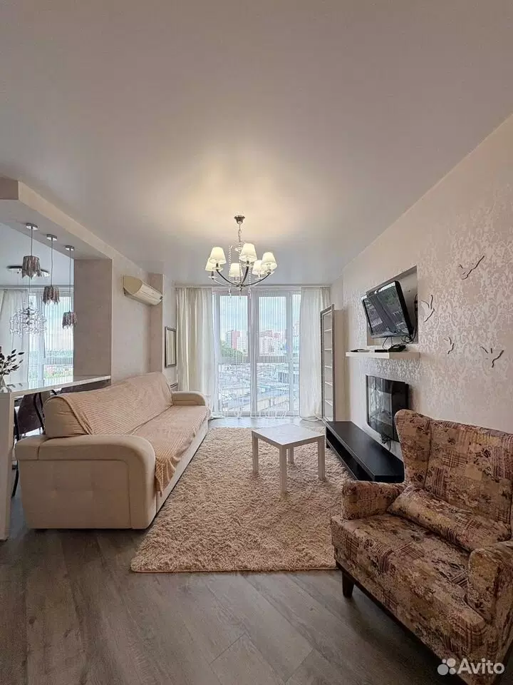 фото 1-к. квартира, 60 м², 2 кроват…