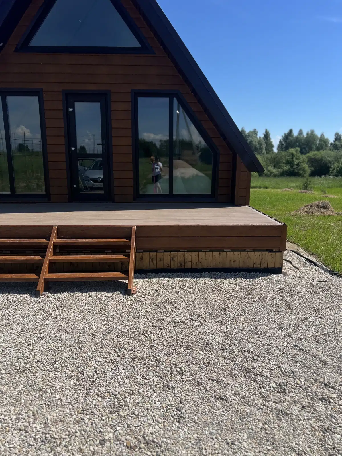 фото Троицкий сад: дом a-frame Вели…