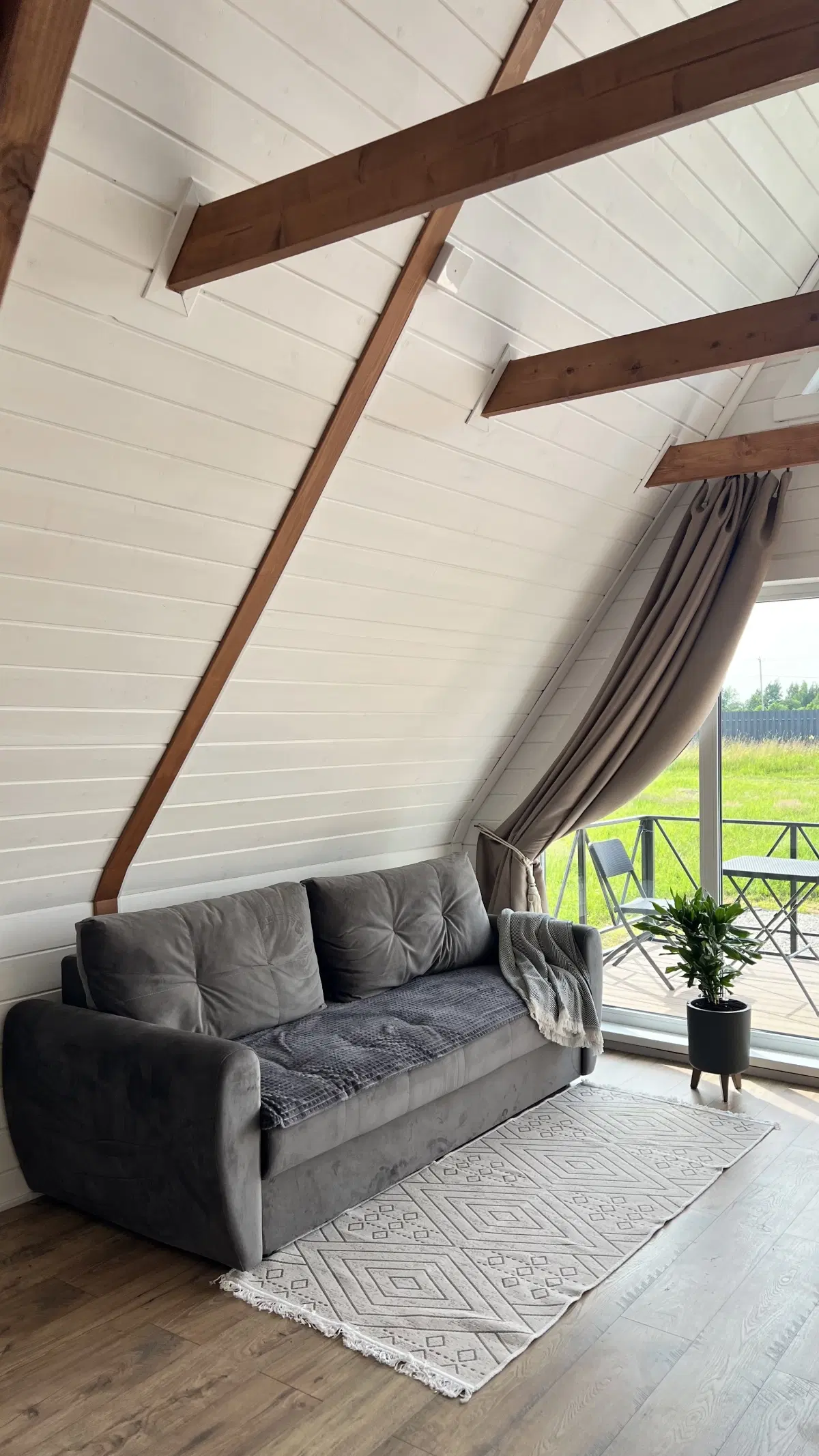 фото Троицкий сад: дом a-frame Вели…